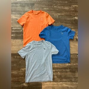 Abercrombie Kids Orange, Blue, and Gray T-Shirts